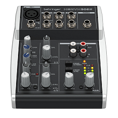 Микшерный пульт Behringer Xenyx 502S Black Grey