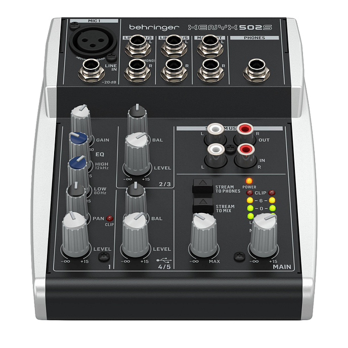 Микшерный пульт Behringer Xenyx 502S Black Grey - рис.0