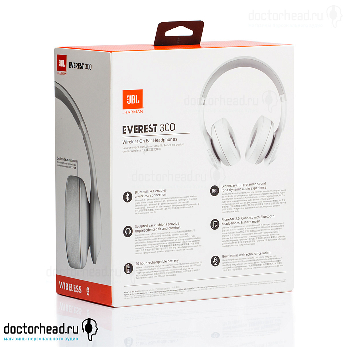 Беспроводные наушники JBL Everest 300 BT White - рис.22