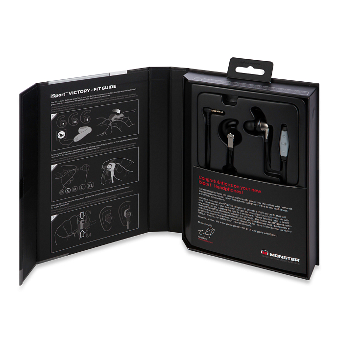 Наушники MONSTER ISPORT VICTORY (BLACK) - рис.6