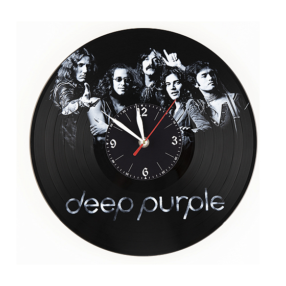 Часы VinylLab Часы с портретом на виниле Deep Purple - рис.0