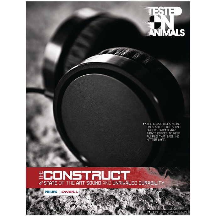 Наушники Philips O NEILL CONSTRUCT SHO7205BK/10 - рис.2