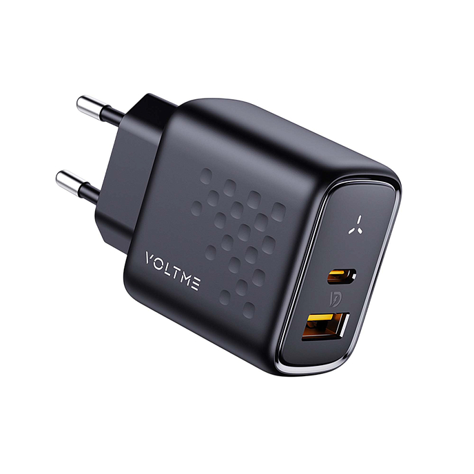 Сетевое зарядное устройство VOLTME Revo 45CA Duo Black - рис.1