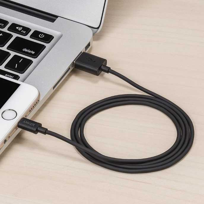 Кабель Anker PowerLine USB to Lightning 0.9m Black - рис.3
