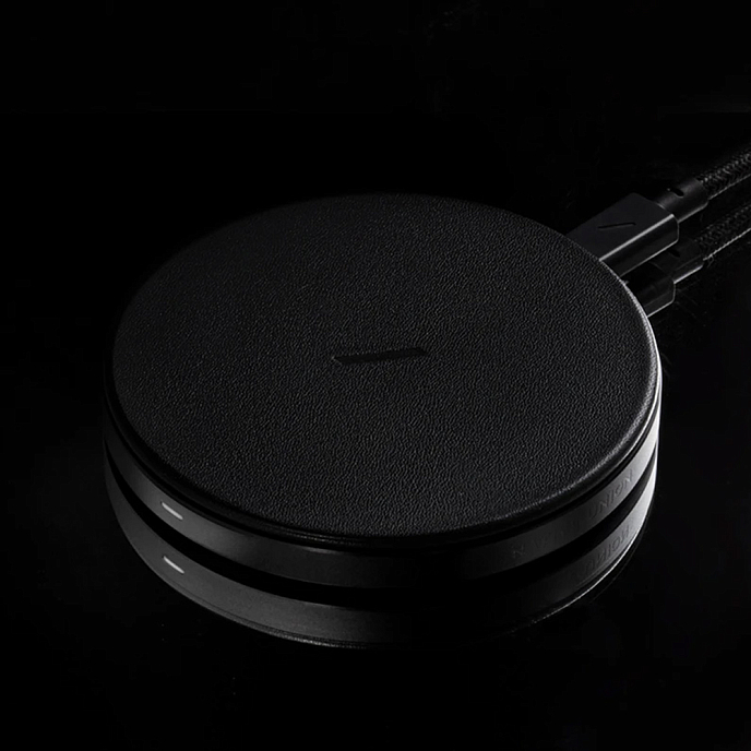 Беспроводная зарядка Native Union Drop Classic Leather Wireless Charger Black - рис.6