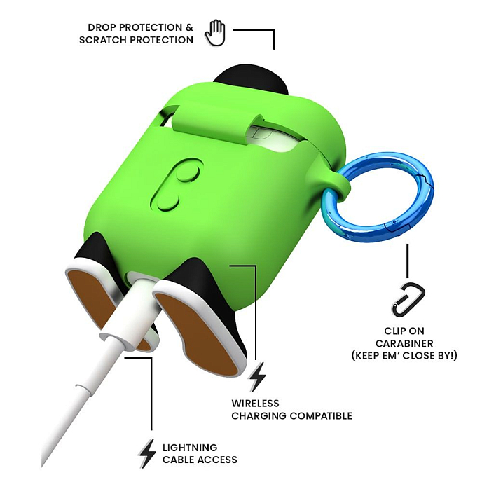 Чехол для Airpods Case-Mate AirPods CreaturePods Chuck - рис.2