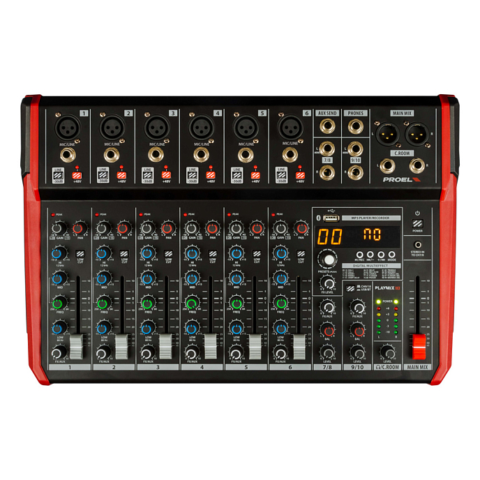 Микшерный пульт Proel PlayMix10 Black - рис.0