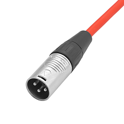 Кабель HeadMade Pro XLR-F - XLR-M Red 3m