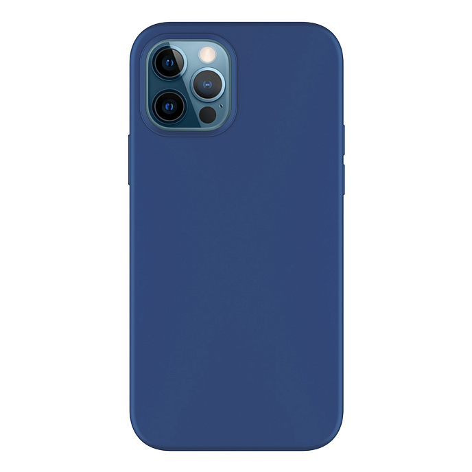 Чехол для смартфонов Deppa Soft Silicone for Apple iPhone 12-12Pro Blue - рис.3