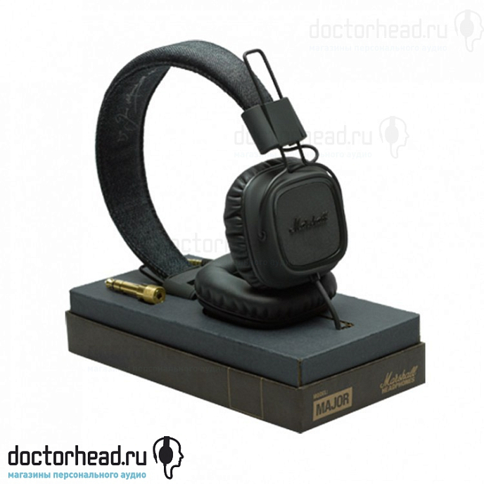 Наушники Marshall Major Pitch Black - рис.4