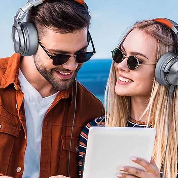 Наушники полноразмерные OneOdio Pro 50 Grey - рис.8