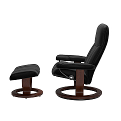 Кресло для прослушивания Stressless Consul M Classic Batick Black Mahogany