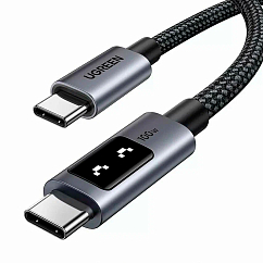 Кабель UGREEN L509 Black/Grey USB-C/USB-C Robot 1m