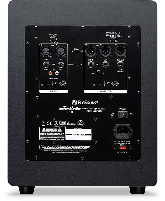 Сабвуфер PreSonus Temblor T10 - рис.3