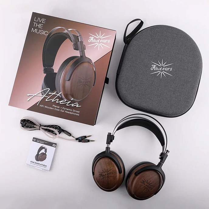 Наушники полноразмерные Kiwi Ears Atheia Black/Brown - рис.9