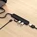 USB HUB Satechi 6-in-1 USB-C Slim Multiport Adapter 4K Black - рис.3