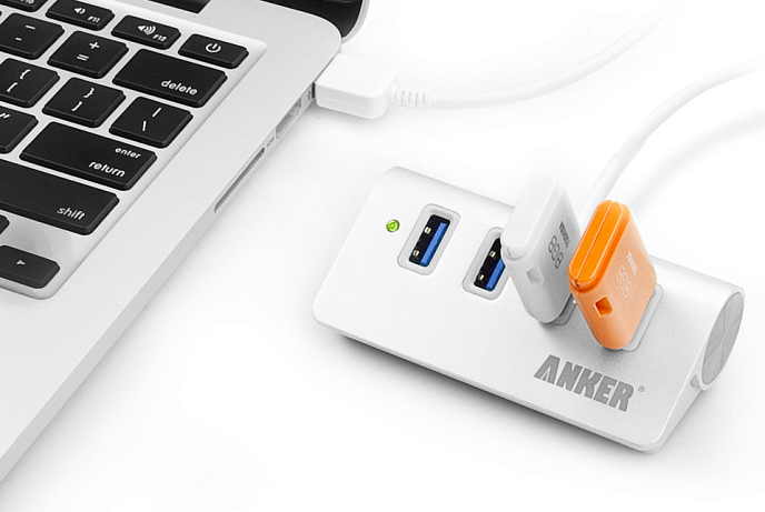 USB HUB Anker Aluminium Hub USB 3.0 (68ANHUB-02S4A) - рис.2