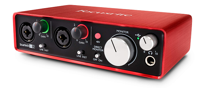Аудиоинтерфейс FOCUSRITE Scarlett 2i2 USB 2nd Gen - рис.2