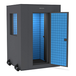 Акустическая кабина IzoRoom Maxi Plus with window Graphite Blue