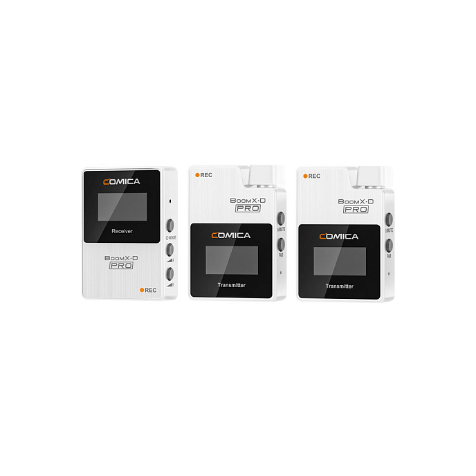Микрофон беспроводной CoMica BoomX-D2 PRO White - рис.0