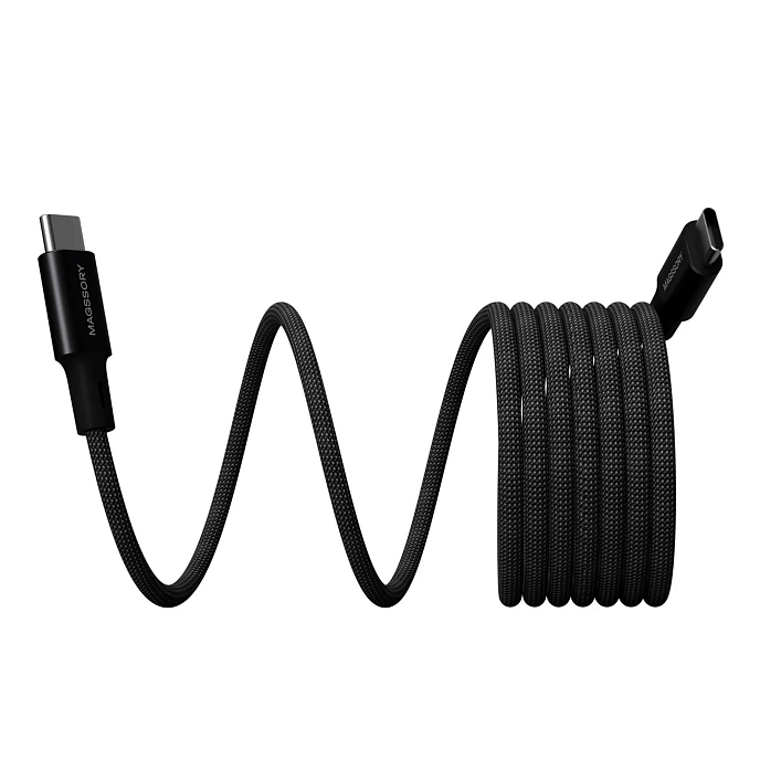 Кабель Magssory CBL001 60W USB-C Black 1.2m - рис.1