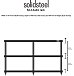 Стойка для Hi-Fi Solidsteel S4-3 Black - рис.1