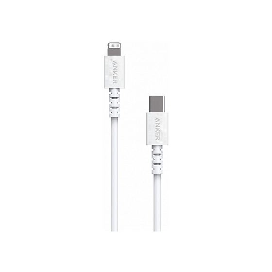Кабель Anker PowerLine Select USB-C - Lightning 1.8m White - рис.0