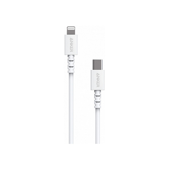 Кабель Anker PowerLine Select USB-C - Lightning 1.8m White - рис.0