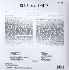 Виниловая пластинка Ella Fitzgerald And Louis Armstrong – Ella And Louis MONO LP