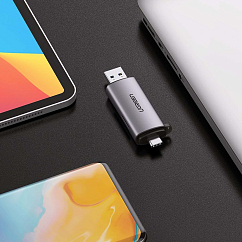 Кардридер Ugreen CM185 Grey