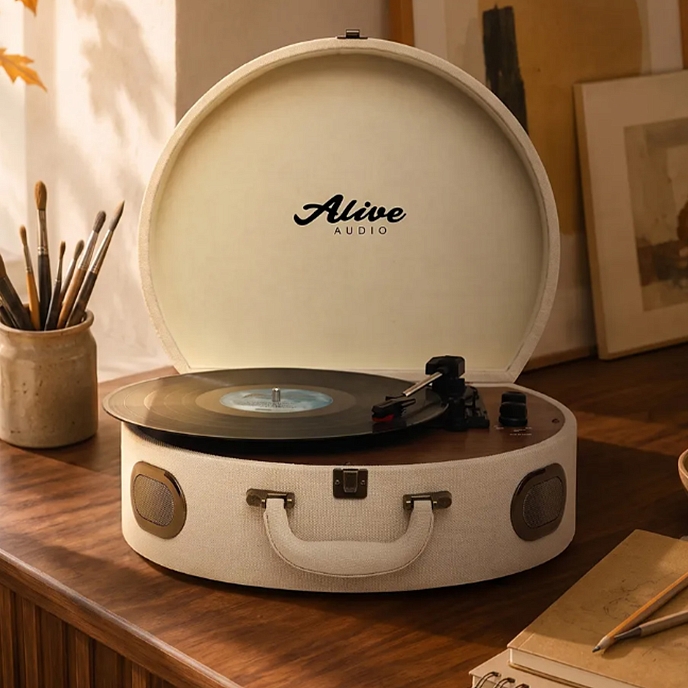 Проигрыватель винила Alive Audio MOVIE The Canvas Edition Ivory - рис.1