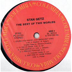 Виниловая пластинка Stan Getz Featuring Joao Gilberto – The Best Of Two Worlds LP