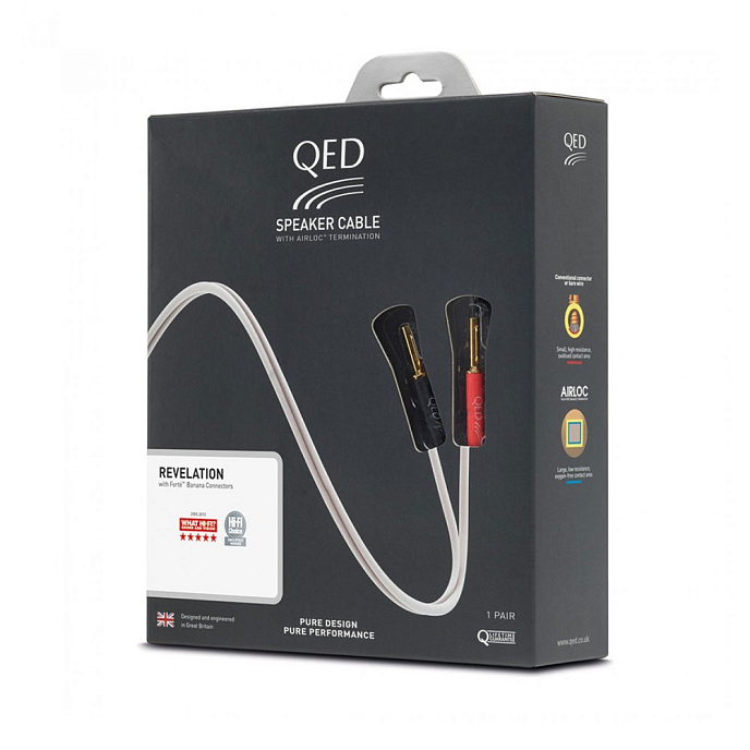 Кабель QED Signature Revelation Speaker Banana - Banana 3m - рис.3