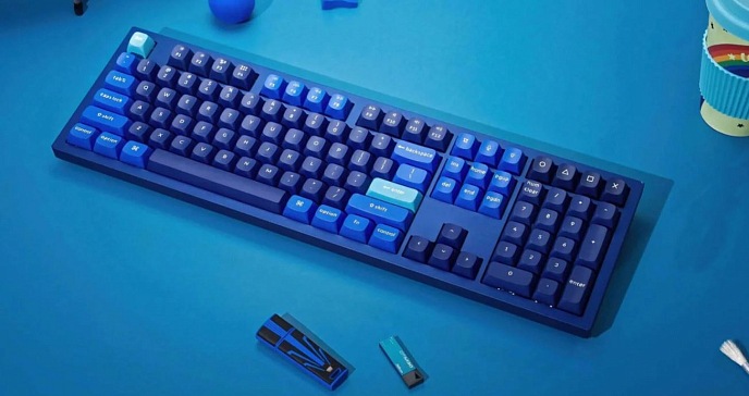 Клавиатура Keychron Q6-O1 RGB Red Switch Gateron G Blue - рис.1