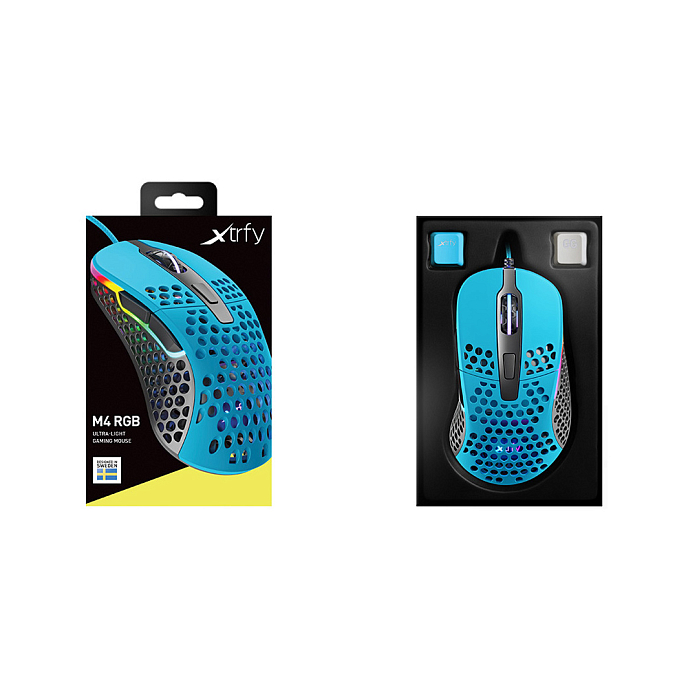 Мышь Xtrfy M4 RGB Blue - рис.2