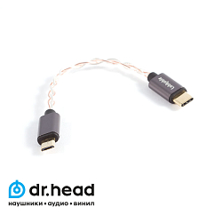 Фото - Labkable ES-Jumper TypeC to microUSB 4wire Кабель Labkable ES-Jumper TypeC to microUSB 4wire