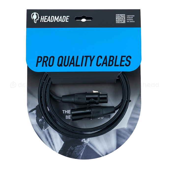 Кабель HeadMade Pro XLR-M to XLR-F 1.5m - рис.0