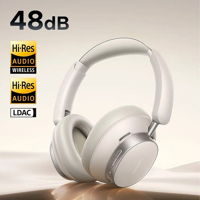 Беспроводные наушники UGREEN HP206 Studio Pro White - рис.1