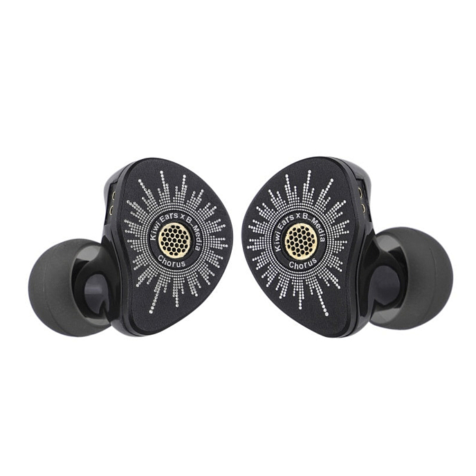 Наушники внутриканальные KiwiEars x B_Media Chorus (3.5 mm with mic) Black - рис.1