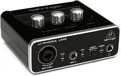 Аудиоинтерфейс BEHRINGER U-PHORIA UM2