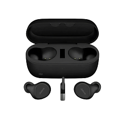 Беспроводные наушники Jabra Evolve2 Buds USB-A MS Wireless Charging Pad Black