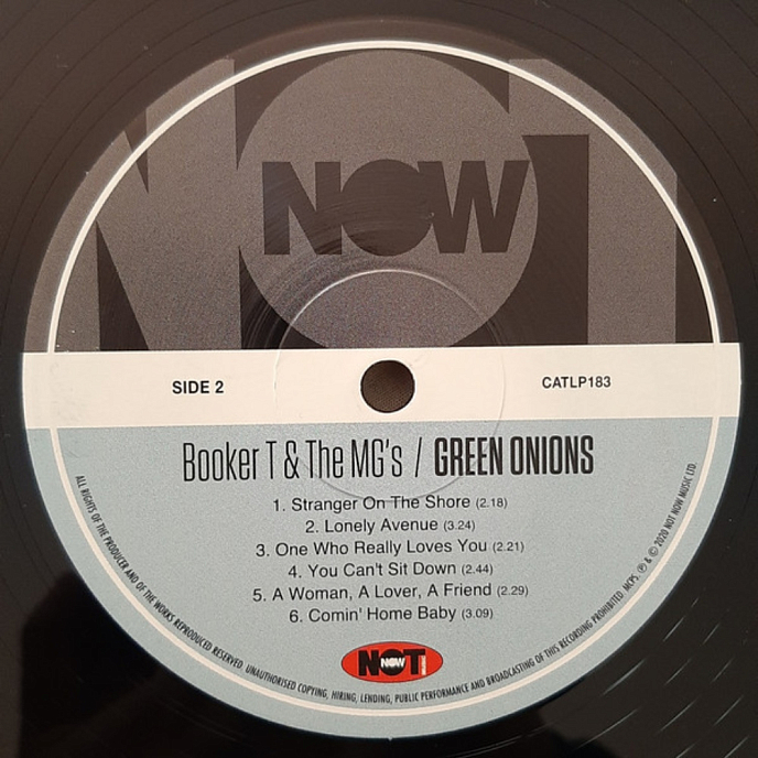 Виниловая пластинка Booker T and The MG's – Green Onions LP - рис.2