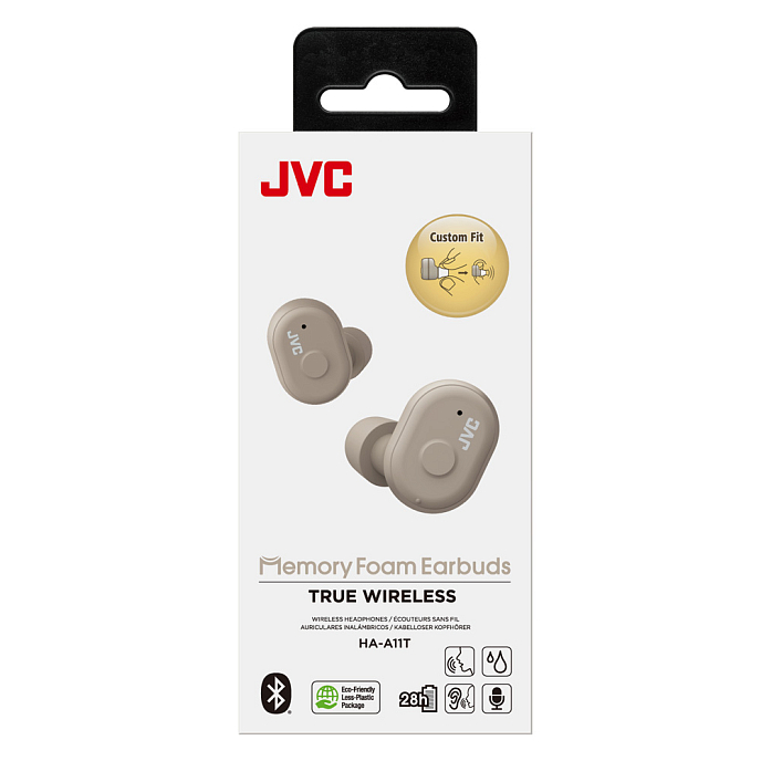 Беспроводные наушники JVC HA-A11T Beige - рис.4