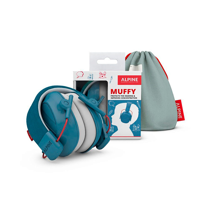 Детские противошумные наушники Alpine Muffy Kids Blue - рис.3