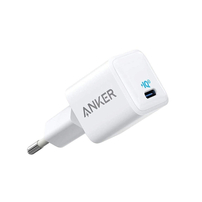 Сетевое зарядное устройство Anker PowerPort 3 Nano White - рис.0