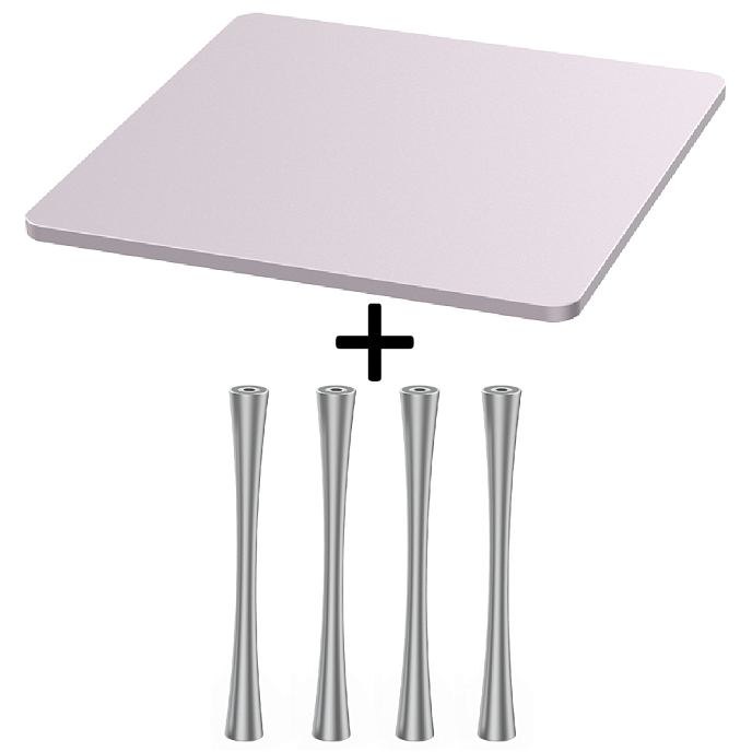 Стойка для Hi-Fi ddHiFi HS250 + SR180 x 4 Pinkish Gray/Silver - рис.0