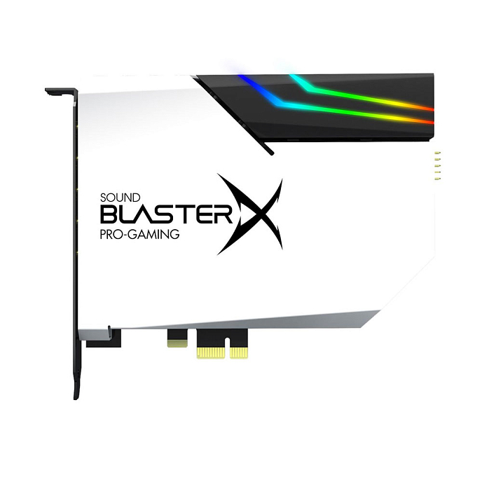Внутренняя звуковая карта Creative Sound BlasterX AE-5 PLUS Pure Edition White - рис.1