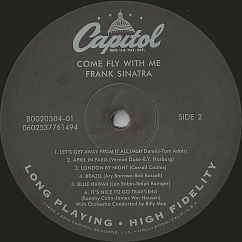 Виниловая пластинка Frank Sinatra; Billy May And His Orchestra - Come Fly With Me