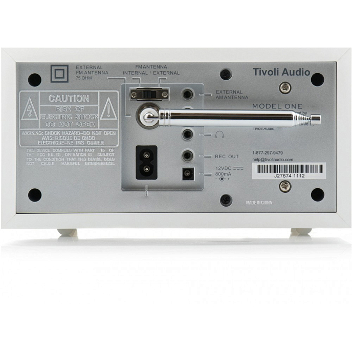 Портативная колонка Tivoli Audio Model One Silver/White - рис.3