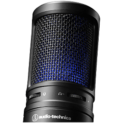 Микрофон для стриминга и игр Audio-Technica AT2020 USB-X Black